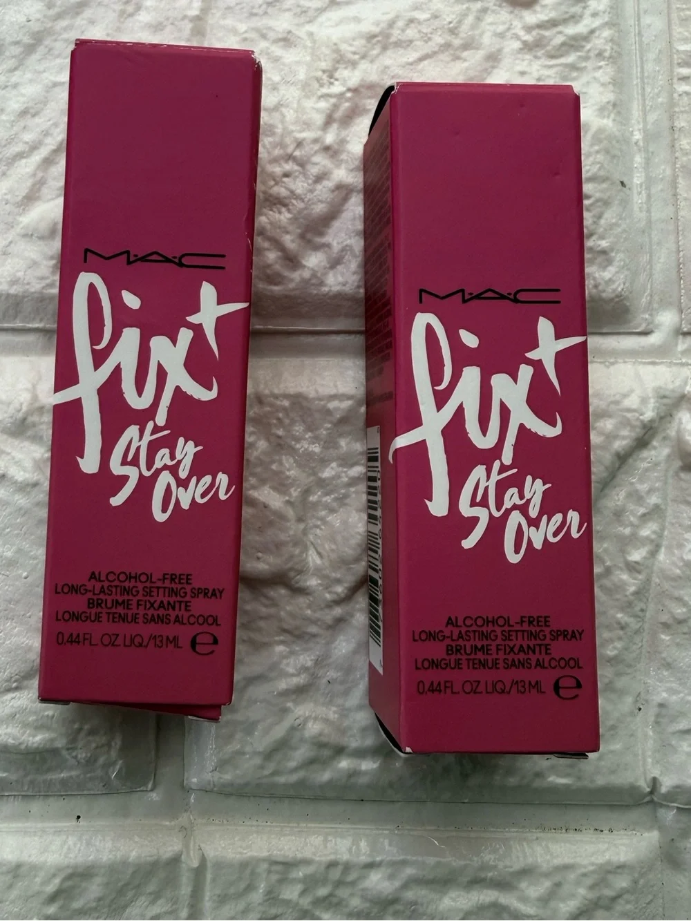 NWT Set of 2 MAC Fix+ Stay Over Long Lasting Setting Spray - Alcohol Free